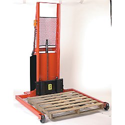 Adjustable Span Straddle Fork Stacker w/ 76